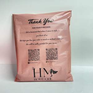 Wholesale Rose Gold Pink Shipping Bag Children <b>Girl</b> <b>Clothing</b> Packaging Express Courier Customized Logo Poly Mailer Bags - Product Image 4