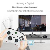 Joystick USB filaire série X avec moteur de vibration pour contrôle de jeu One et PC en gros en usine
