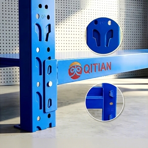 Wholesale Light Duty Steel Supermarket Display Rack Warehouse Durable Storage Shelving <strong>Units</strong> Industrial Epoxy Powder Coated - Product Image 5