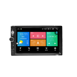 Lecteur MP5 2 DIN pour voiture, écran tactile 7 pouces, radio FM, CarPlay sans fil, Bluetooth, fourniture d'usine, universel pour toutes les voitures - Product Image 1