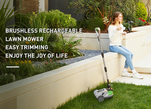 Cortadora de Césped Inalámbrica de 21V para Jardines Pequeños, Compatible con Batería <span class=keywords><strong>Makita</strong></span>, Mango Ajustable 22 ° -70 ° - Product Image 4