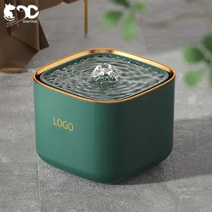 GeerDuo all'ingrosso di lusso sicuro addebitabile durevole intelligente automatico cane gatto bere fontana di alimentazione dell'acqua con pompa del filtro