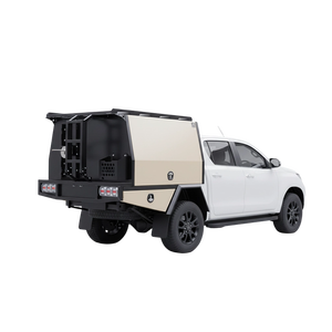 Cubierta <span class=keywords><strong>de</strong></span> Aluminio Resistente Personalizada <span class=keywords><strong>de</strong></span> Fábrica para Camioneta con <span class=keywords><strong>Caja</strong></span> <span class=keywords><strong>de</strong></span> <span class=keywords><strong>Herramientas</strong></span> y Baca para Cabina Doble - Product Image 5