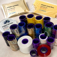 Ruban de codage de date transparent doré, équivalent AXR 900, résistant à l'ébullition, 33mm*1100m, compatible Videojet 6330, meilleure qualité-prix