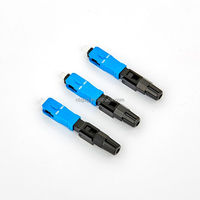 Connecteur rapide à fibre optique verticale de 60mm à faible perte d'insertion de qualité télécom pour SC APC SC UPC FTTH