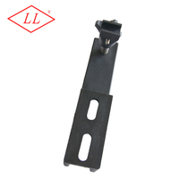 Support de rail de guidage réglable en nylon pour convoyeur, structure simple, support d'étagère pour composants industriels, modèle 801