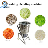 QDMECH mélangeur multifonctionnel coupe-légumes Machine processeur grand Restaurant mélangeur de nourriture commerciale industrielle