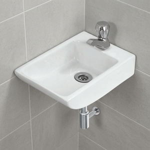 13x18 White Ceramic Lavabo Sink for Bathroom Kitchen Home Porcelain Sanitary Ware Luxury <b>Wall</b> <b>Mount</b> Wash Basin India - Product Image 1
