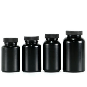 Contenant en HDPE noir mat Elite 120ml 150ml 200ml Design rond Bouchon à l'épreuve des enfants Sélectionné par les marques de santé - Product Image 4