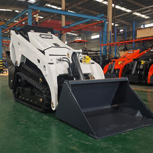 Harga Murah V1000 selip Mini Steer Loader dengan 25Hp Kubota mesin CE EPA bersertifikat berdiri di Crawler dengan lampiran - Product Image 6