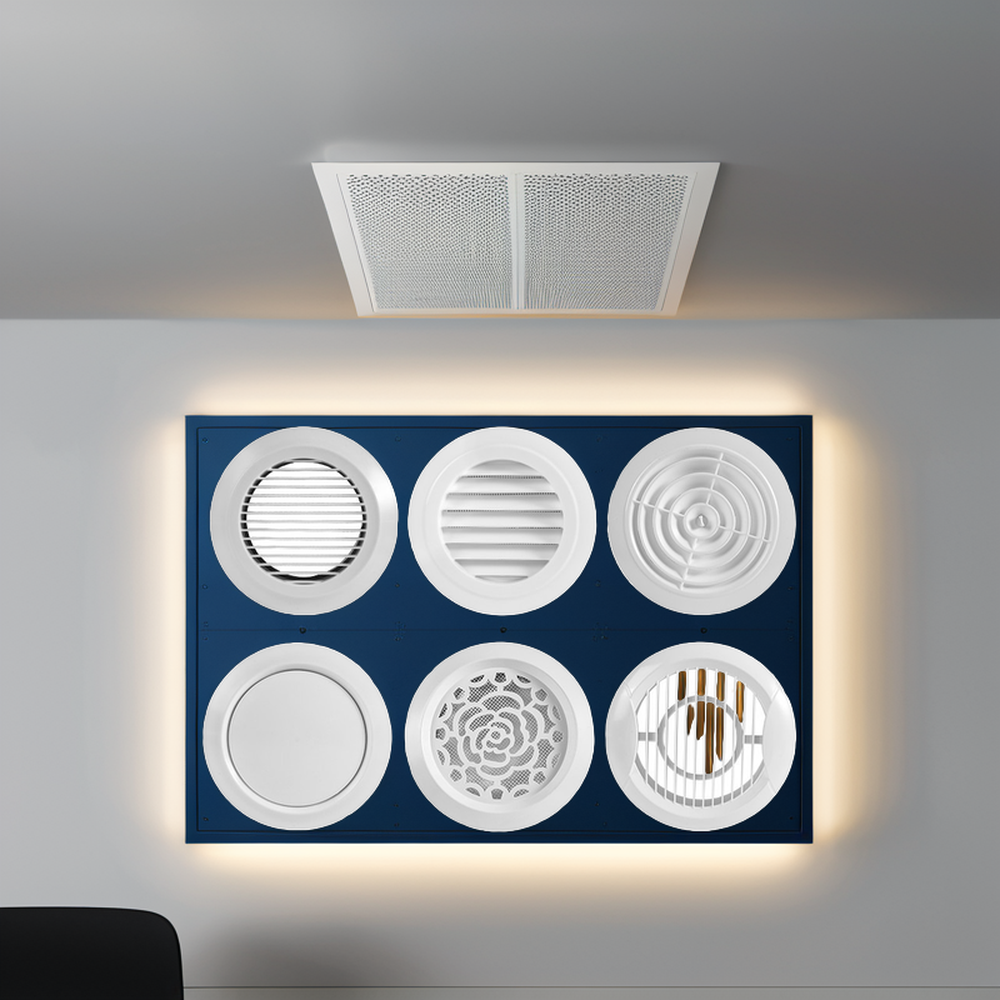 塑料圆盘阀圆形通风口盖暖通空调通风系统天花板壁新鲜空气罩百叶窗| Alibaba.com