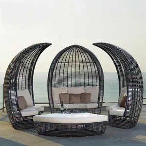 고품질 PE 등나무 방수 레저 정원 가구 수영장 안락 의자 침대 야외 태양 안락 의자 비치 수영장 의자