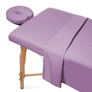 <span class=keywords><strong>Drap</strong></span> <span class=keywords><strong>plat</strong></span> de spa en coton microfibre taille personnalisée 80-100% <span class=keywords><strong>ensemble</strong></span> de table <span class=keywords><strong>housse</strong></span> de lit de qualité supérieure feuille de table de massage de caractère - Product Image 3