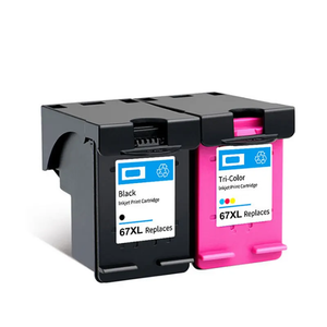 Cartucho de inyección de tinta remanufacturado negro Premium PCI 67XL 67 XL para impresora <span class=keywords><strong>HP</strong></span> ENVY <span class=keywords><strong>6000</strong></span> <span class=keywords><strong>DeskJet</strong></span> 1255 2700 mejorada para HP67 - Product Image 1