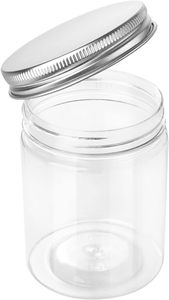 Tarro de plástico cosmético rosa mate vacío de 100g con tapa, 100/200/300/400/500ml, envase PET esmerilado para crema facial, bálsamo labial, alimentos y galletas - Product Image 2