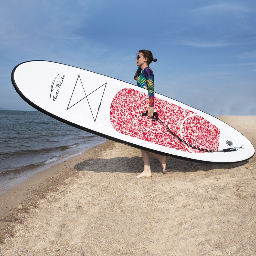 En gros paddle planche de surf gonflable de planche de surf avec ailerons amovibles
