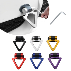 Bền xe ABS Racing Trailer móc Sticker phổ tam giác thiết kế cho xe ô tô xe trang trí phía sau phía trước bên ngoài phụ kiện - Product Image 1