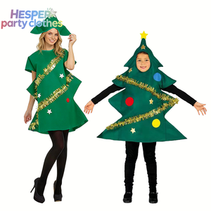 Disfraces de Navidad para Adultos HESPER, Vestidos de Árbol de Navidad, Divertidos Vestidos de Navidad, Disfraces de Árbol de Navidad para Juego de Roles, Atuendos Festivos - Product Image 1