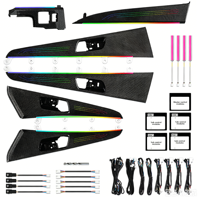Kit d'éclairage d'ambiance intérieur LED 256 couleurs Symphony pour Toyota Crown 2015-2018 - Accessoires de bande lumineuse d'ambiance