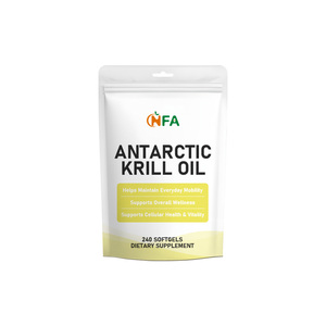 Gélules d'huile de krill en marque privée, contenant des acides gras oméga 3, contribuent à favoriser une meilleure santé globale, complément alimentaire en gélules d'huile de krill - Product Image 1