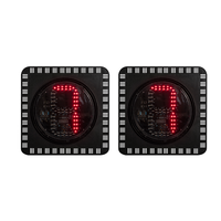 Livraison Rapide Unité de Compte à Rebours Double à LED pour Piétons en PC Durable AC220V CE IP55 pour Rues Commerciales