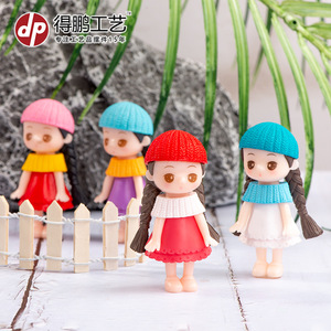 Muñecos de dibujos animados de Depeng Crafts, decoraciones en miniatura para pasteles, fiestas de cumpleaños, moldeados por inyección, hechos a mano - Product Image 3