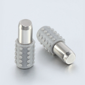 Clous de support d'étagère, goujons de support de bibliothèque, supports d'étagère de placard avec manchons antidérapants et fixateurs - Product Image 1