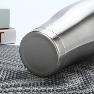 Stainless Steel Tumbler 30oz <b>Insulated</b> Travel <b>Mug</b> Silver Slim Waist Design - Product Image 4