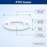 Joint en PTFE, guide-fil en céramique d'alumine à faible friction et résistant à l'usure pour la filature et le tissage