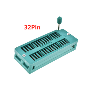 Clipe de Teste Universal para Soquete IC Zif DIP com Trava Zip, Suporte de Teste de 14, 16, 18, 20, 24, 28, 32, 40, 42, 56, 64 pinos, Largo e Estreito - Product Image 2