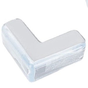 Protections d'angle en silicone transparentes Pepsi en forme de L, anti-collision, pour la maison et la chambre d'enfant - Product Image 1