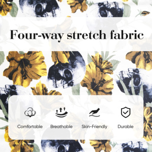 Tissu tricoté extensible quadridirectionnel imprimé anti-boulochage 75D pour <span class=keywords><strong>pantalon</strong></span> court de jogging décontracté pour garçons, vêtement de sport, OEM&ODM - Product Image 2