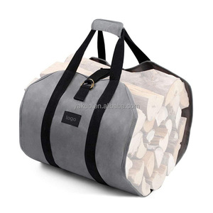 Fourre-tout durable en <span class=keywords><strong>bois</strong></span> de <span class=keywords><strong>chauffage</strong></span> avec poignées rembourrées - Product Image 6