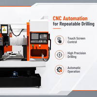 Machine de perçage CNC automatique à grande vitesse, diamètre max. 45 mm, 600 à 8000 tr/min, perceuse à colonne métallique pour pièces de quincaillerie