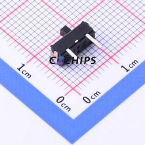MS-12D19-G2 Slide Switch Through hole Component (THT) Switch Single Pole Double Throw Rectangle Pin Header PC Pin 9mm - Product Image 2