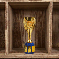 Trofeo periférico recuerdo ornamento JulesRimet trofeo Vintage Memorabilia fútbol Fan mercancía