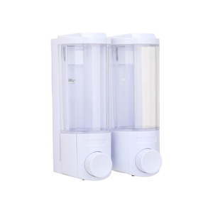 <span class=keywords><strong>Distributeur</strong></span> de <span class=keywords><strong>savon</strong></span> <span class=keywords><strong>mural</strong></span> à double tête automatique pour salle de bain et hôtel - Product Image 3
