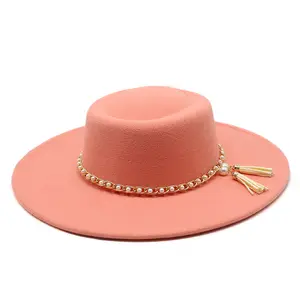 8,5 см классический фетровая шляпа шерсть фетровая шляпа с широкими полями канотье шляпа болеро с лентой
