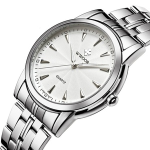 นาฬิกาควอตซ์วินเทจใหม่สำหรับผู้ชาย สายเหล็กแข็งอย่างดี กันน้ำ นาฬิกาข้อมือคลาสสิกสำหรับผู้ชาย ขายส่ง - Product Image 5