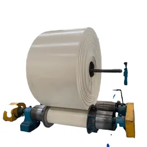 White PP poultry/fowl waste/dropping pp conveyor belts