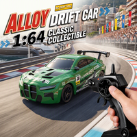 Nouvelle Voiture Télécommandée 4x4 en Alliage à l'Échelle 1/64 2.4G avec Accélérateur Linéaire, 2 Vitesses et Contrôle des Lumières, Mini Voiture de Course RC de Bureau pour Drift 2026