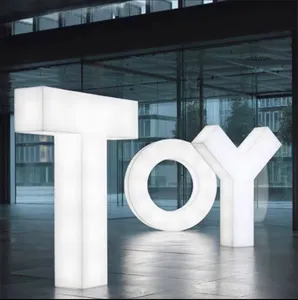 New Style LED-Acryl schilder Drei dimensionale Buchstaben Store Sign Plastik buchstaben Light Up Sign Illuminated 3D Acryl Letter