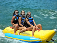 Bateau banane gonflable de haute qualité, remorquable, pour les sports nautiques d'été
