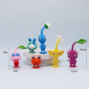 Figurines PVC <span class=keywords><strong>Pikmin</strong></span> populaires en gros – Modèles de personnages de jeux vidéo, ornements en plastique de dessins animés, poupées de collection inspirées du Japon - Product Image 4