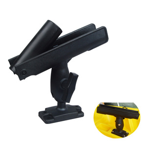 Permite 360 graus com ajuste de montagem, suporte de vara de pesca de barco portátil - Product Image 5