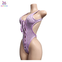 ELITES Nouvelle tenue de danseuse exotique une pièce, lingerie sexy pour femmes