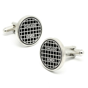 Chất lượng cao tùy chỉnh viết tắt Khuy măng sét cho nam giới như đám cưới hoặc quà tặng khuyến mãi - Product Image 2