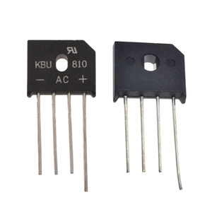ไดโอดบริดจ์เร็กติไฟเออร์ <span class=keywords><strong>10</strong></span> ชิ้น/ล็อต รุ่น KBU810 8A <span class=keywords><strong>1000V</strong></span> อุปกรณ์อิเล็กทรอนิกส์ ตัวปรับแรงดันไฟฟ้า - Product Image 1