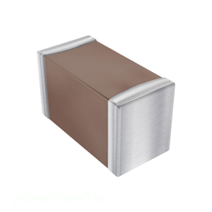 Condensateur céramique MLCC à montage en surface QM036D106MAT2A 10 µF CAP CER 10UF 6.3V X5R 0603 (1608 métrique) - Product Image 1