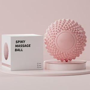 Pelotas de masaje para yoga y fitness, rodillos de ejercicio con púas suaves para pies, manos y músculos, para aliviar la tensión muscular y el dolor en los pies, herramienta de masaje. - Product Image 5